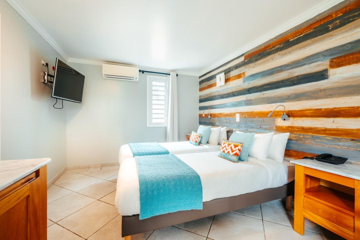 Hotel pied dans l'eau martinique BAMBOU  - chambre bis evasion